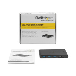 StarTech.com Replicador USB-C Docking Station VGA HDMI GbE SD Win Mac
