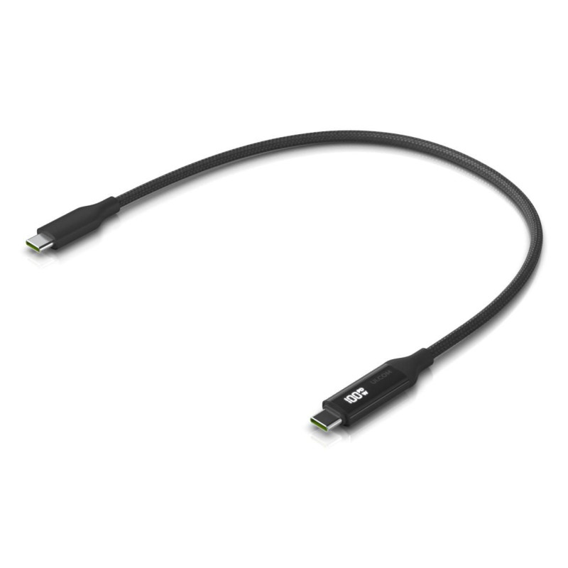 Braided power and data cable