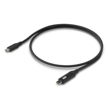 Braided power and data cable