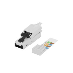 RJ45 UTP plug Cat6a for