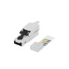 RJ45 UTP plug Cat6a for