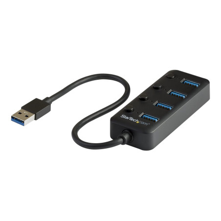 StarTech.com Hub USB 3.0 de 4 Puertos - Ladrón USB de 4 Puertos USB-A