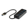 StarTech.com Hub USB 3.0 de 4 Puertos - Ladrón USB de 4 Puertos USB-A