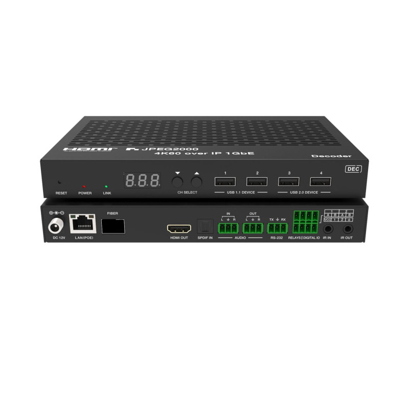 AV over IP 4K60Hz JPEG2000
