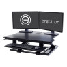 Workfit-tx W/DROPDOWN Kb Tray Pvc Black | APLIUM