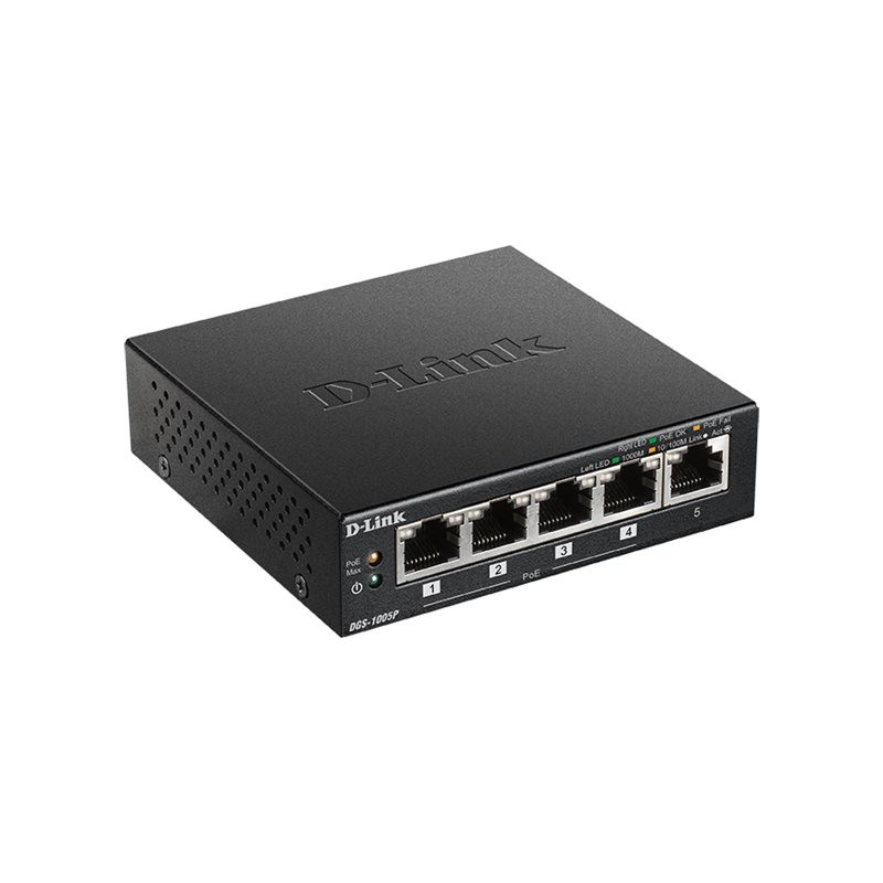 5-PORT Desktop POE+ Switch Gigabit | APLIUM