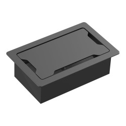 Componente de placa frontal AV modular - marco de mesa - marco montado