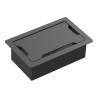 Componente de placa frontal AV modular - marco de mesa - marco montado