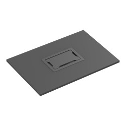 Componente de placa frontal AV modular - marco de mesa - marco montado