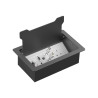 Componente de placa frontal AV modular - marco de mesa - marco montado