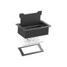 Componente de placa frontal AV modular - marco de mesa - marco montado