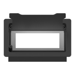 Componente de placa frontal AV modular - marco de mesa - marco montado