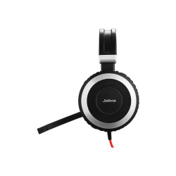 Jabra Evolve 80 MS stereo - Auricular - tamaño completo - cableado - c