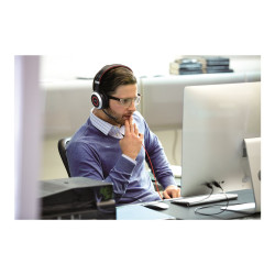 Jabra Evolve 80 MS stereo - Auricular - tamaño completo - cableado - c