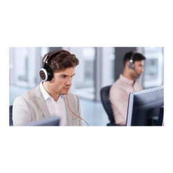 Jabra Evolve 80 MS stereo - Auricular - tamaño completo - cableado - c