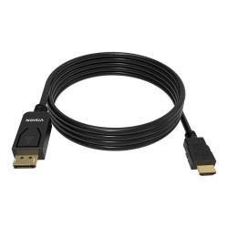 Cable DisplayPort a HDMI de 2 m - 4k 60 hz - versión DP 1.3 - conector