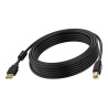 Cable USB 2.0 micro B a A de 3 m - conectores chapados en oro - núcleo