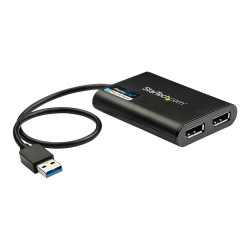 StarTech Adaptador Gráfico Externo USB 3.0 a DisplayPort Doble 4K60 -