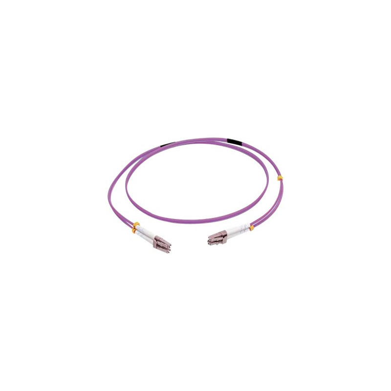 C2G 3m LC/LC OM4 LSZH Fibre Patch - Purple - Cable de interconexión -