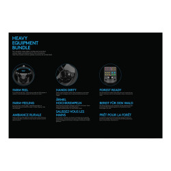 Logitech Heavy Equipment - G-Series - juego de volante y ped | APLIUM