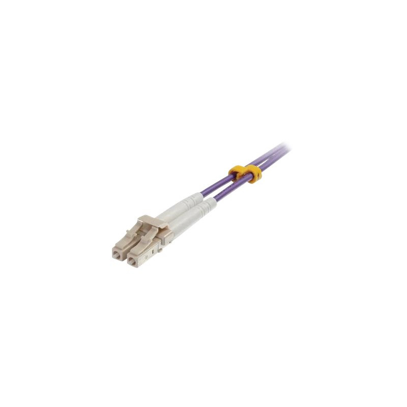 C2G 1m LC/LC OM4 LSZH Fibre Patch - Purple - Cable de interconexión -