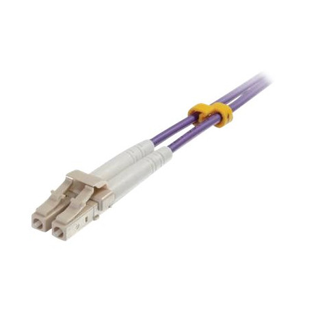 C2G 1m LC/LC OM4 LSZH Fibre Patch - Purple - Cable de interconexión -
