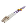 C2G 1m LC/LC OM4 LSZH Fibre Patch - Purple - Cable de interconexión -