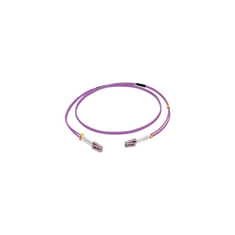 C2G 5m LC/LC OM4 LSZH Fibre Patch - Purple - Cable de interconexión -