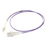 C2G 15m LC/SC OM4 LSZH Fibre Patch - Purple - Cable de inter | APLIUM