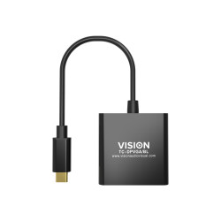 Adaptador USB C a VGA: se conecta a USB C y tiene un conector VGA de t
