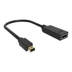 Adaptador Mini DisplayPort a HDMI - 4k 60 hz - conectores dorados - HD