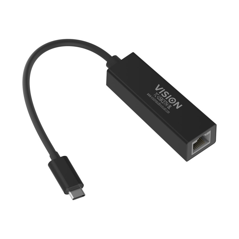Adaptador USB C a Ethernet - capacidad de auto-sensado de 10/100/1000