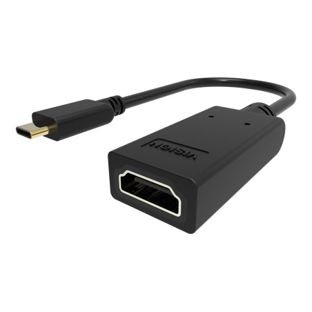 Adaptador USB C a HDMI: se conecta a USB C y tiene un conector HDMI de
