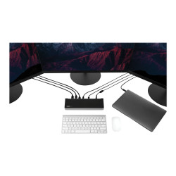 StarTech.com Dock USB-C - Docking Station para 3 Monitores 4K con 2 Di