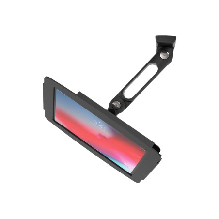 iPad 10.2IN Space Enclosure Tilting Stand 8IN - Black | APLIUM