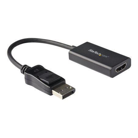 StarTech.com Adaptador DisplayPort a HDMI con HDR - 4K 60Hz - Negro -
