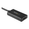 StarTech.com Adaptador DisplayPort a HDMI con HDR - 4K 60Hz - Negro -