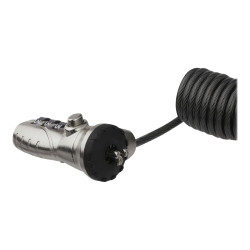 StarTech.com Cable de 1,8m Autoenrrollable de Seguridad con Combinació