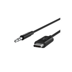 Belkin RockStar - Cable de audio - USB-C macho a mini-phone stereo 3.5