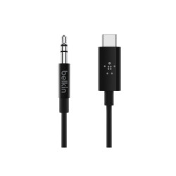 Belkin RockStar - Cable de audio - USB-C macho a mini-phone stereo 3.5
