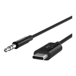 Belkin RockStar - Cable de audio - 24 pin USB-C macho a mini-phone ste