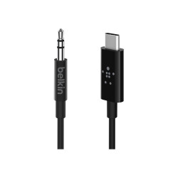 Belkin RockStar - Cable de audio - 24 pin USB-C macho a mini-phone ste