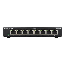 NETGEAR GS308v3 - Conmutador - sin gestionar - 8 x 10/100/10 | APLIUM