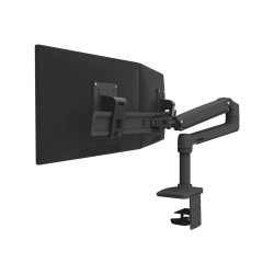 Lx Desk Dual Direct Arm Matte Black | APLIUM