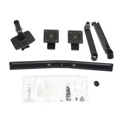 Lx Desk Dual Direct Arm Matte Black | APLIUM