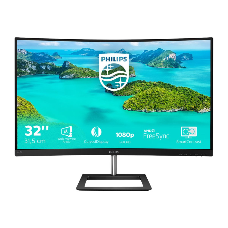 Monitor Profesional Curvo Philips E-Line 322E1C 31.5"/ Full | APLIUM