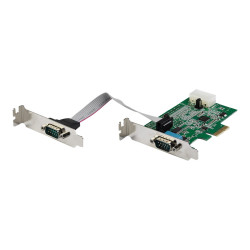 Startech Tarjeta PCIe Serie de 2 Puertos RS232 con UART 16950 - PCI Ex