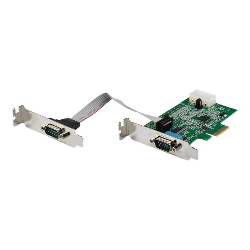 Startech Tarjeta PCIe Serie de 2 Puertos RS232 con UART 16950 - PCI Ex