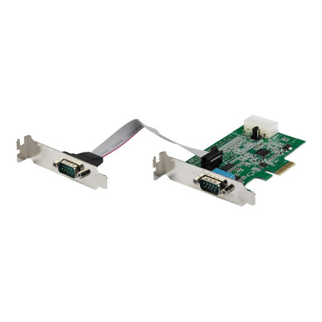 Startech Tarjeta PCIe Serie de 2 Puertos RS232 con UART 16950 - PCI Ex