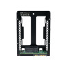 QNAP QDA-A2AR - Caja RAID interna - 3.5" to 2 x 2.5" - RAID RAID 0, 1,